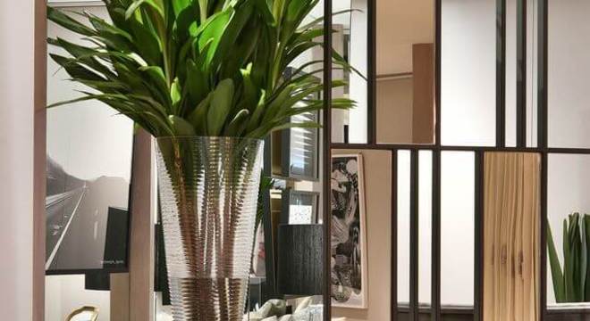 Plantas para apartamento - suporte para plantas espelhado 