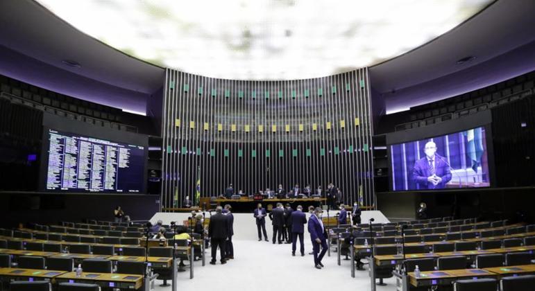 Plenário da Câmara dos Deputados, em Brasília