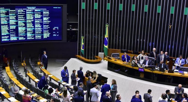 Plenário da Câmara dos Deputados, em Brasília