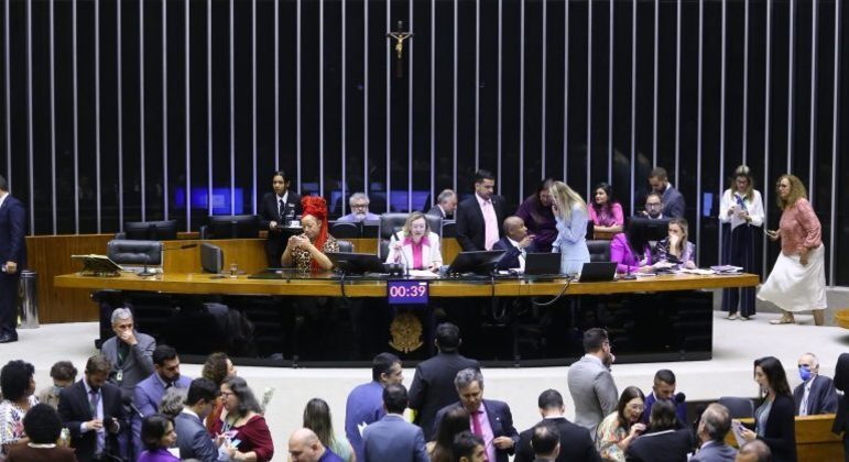 Plenário da Câmara dos Deputados, onde a proposta foi aprovada