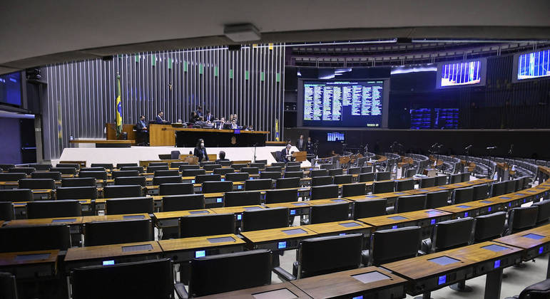 Plenário da Câmara dos Deputados, em Brasília