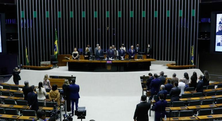 Plenário da Câmara dos Deputados, em Brasília