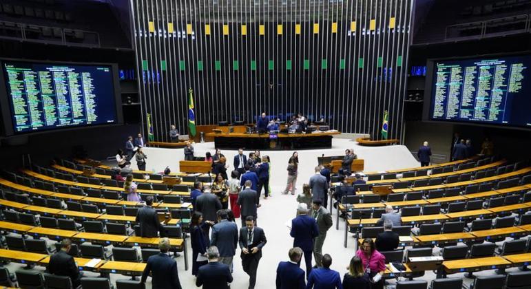 Plenário da Câmara dos Deputados, em Brasília