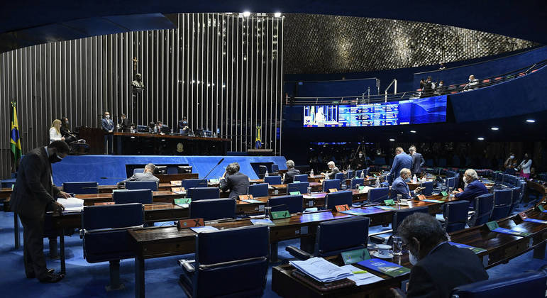 Plenário do Senado, em Brasília (DF)