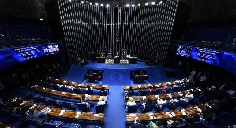 Plenário do Senado, em Brasília