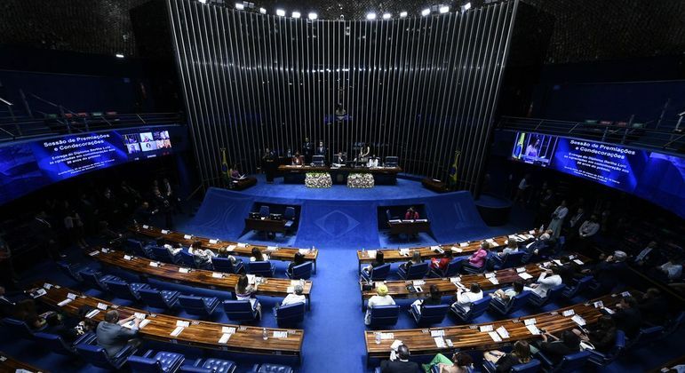 Plenário do Senado, em Brasília