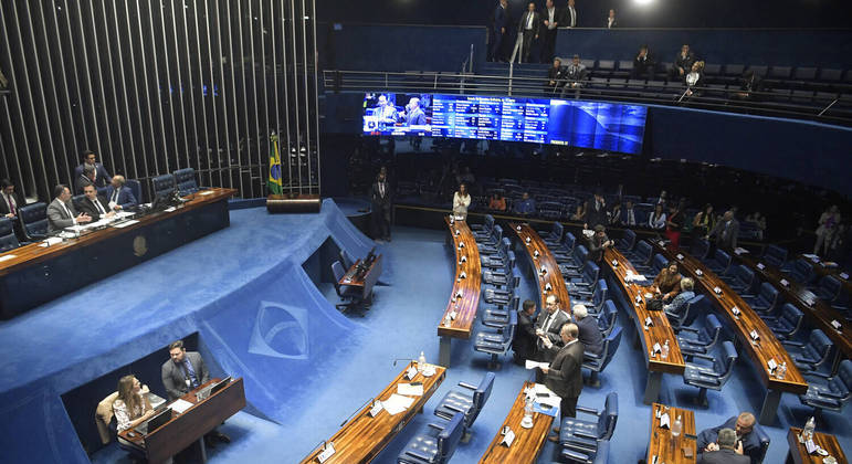 Plenário do Senado Federal, em Brasília