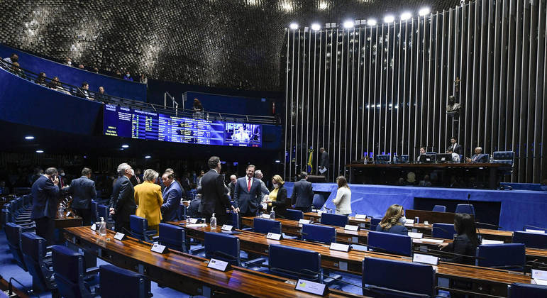 Plenário do Senado Federal, em Brasília (DF)