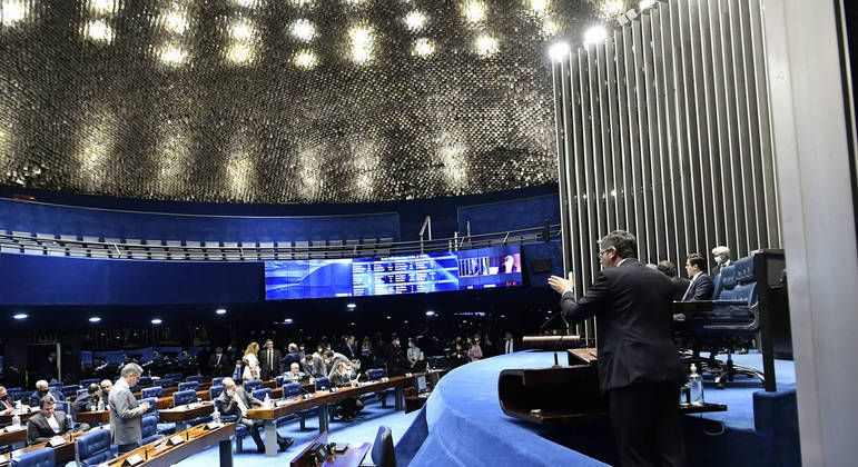 Plenário do Senado Federal, em Brasília (DF)
