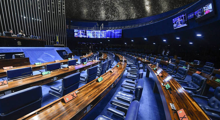 Plenário do Senado Federal, em Brasília
