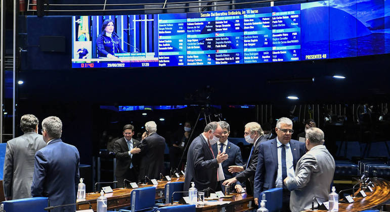 Plenrio do Senado Federal, em Braslia (DF)