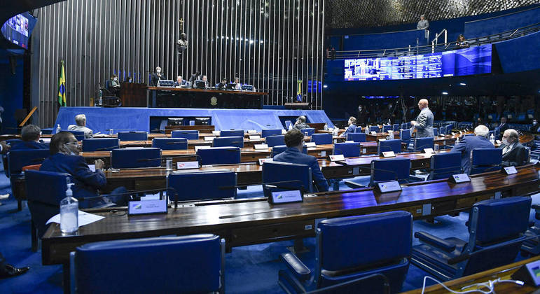 Plenário do Senado, onde proposta de morador de SE recebeu votos suficientes para tramitar
