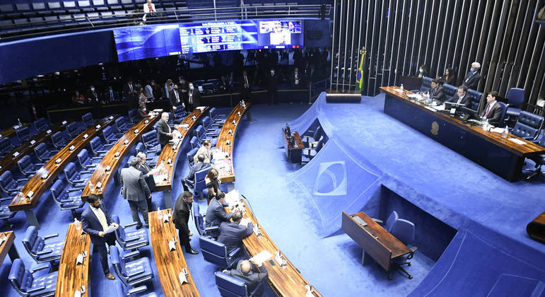 Plenário do Senado Federal, em Brasília (DF)