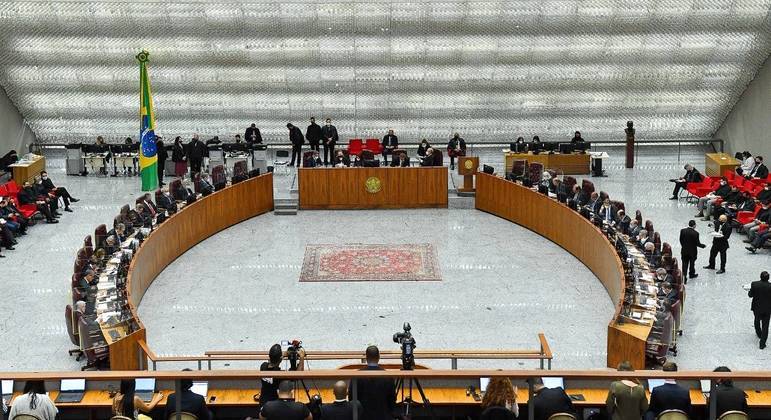 Plenário do Superior Tribunal de Justiça, em Brasília