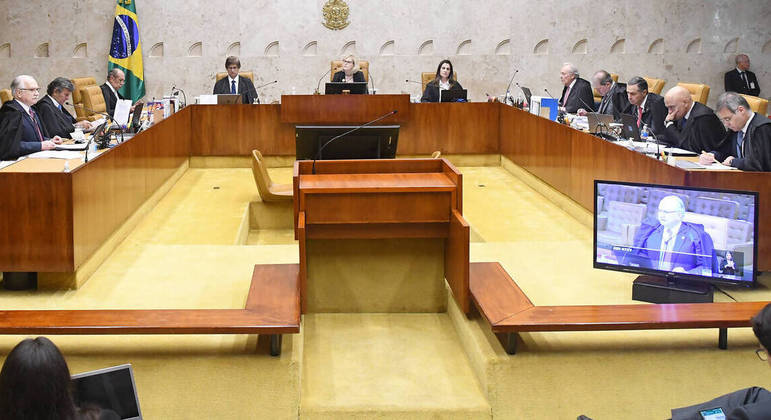 Plenário do Supremo Tribunal Federal (STF), em Brasília