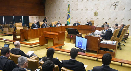 Plenário do Supremo Tribunal Federal (STF), em Brasília