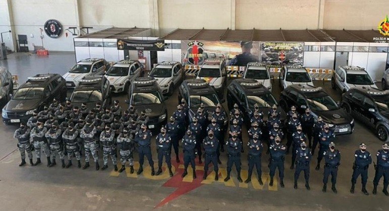 O patrulhamento foi reforçado com mil policiais militares diariamente