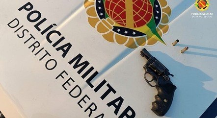 Homem foi preso  após atirar contra a esposa