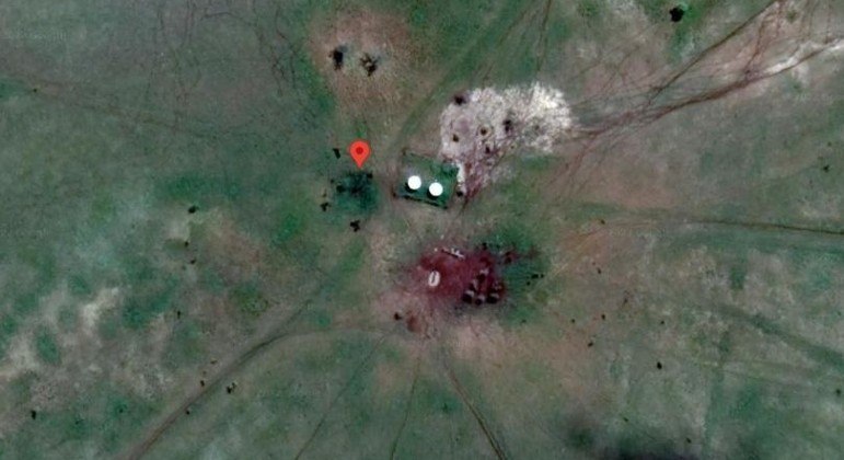 Suposta poça de sangue gigante foi encontrada por meio do Google Maps