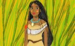 Pocahontas também tem uma prótese na perna direita