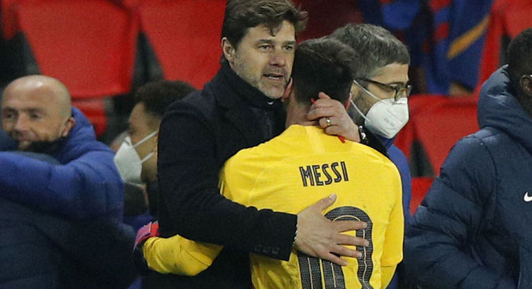 Pochettino e Messi. Ambos argentinos. Sempre se deram muito bem