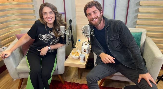 Cristiane Cardoso e Cirillo Luna participaram do podcast Fora de Série 