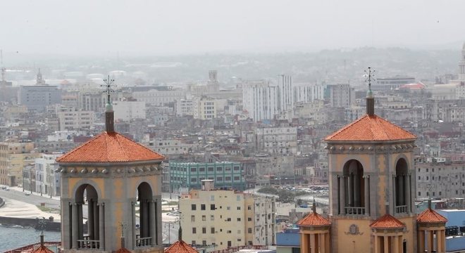 Havana, em Cuba, registrou a presença de poeira do Saara em 24 de junho
