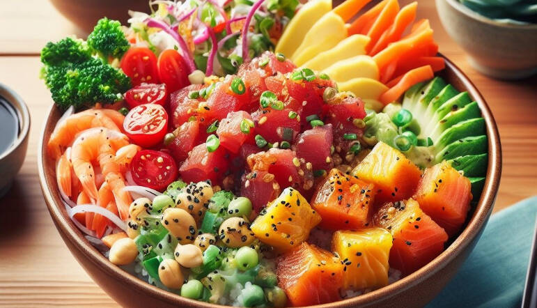 Poke vegetariano é gostoso, colorido, saudável e fácil de fazer; aprenda, Culinaria 013