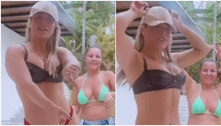 Poliana Rocha dança música de Zé Felipe inspirada por Virginia Fonseca