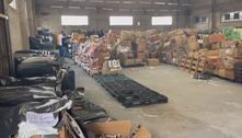 Polícia apreende 20 toneladas de mercadorias falsificadas de grifes internacionais na Grande SP  