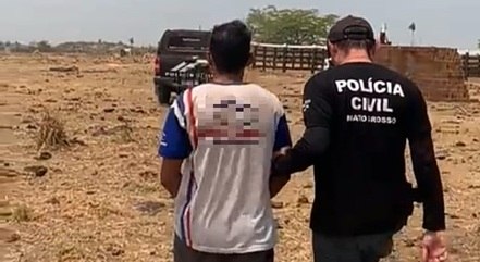 Suspeito foi preso pela Polícia Civil, em Mato Grosso