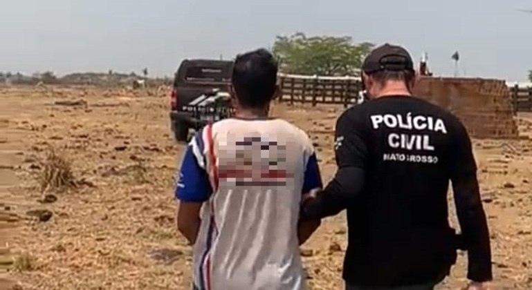 Suspeito foi preso pela Polícia Civil, em Mato Grosso