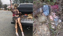 Polícia recebe denúncia sobre corpo em trilha, mas era boneca em tamanho real