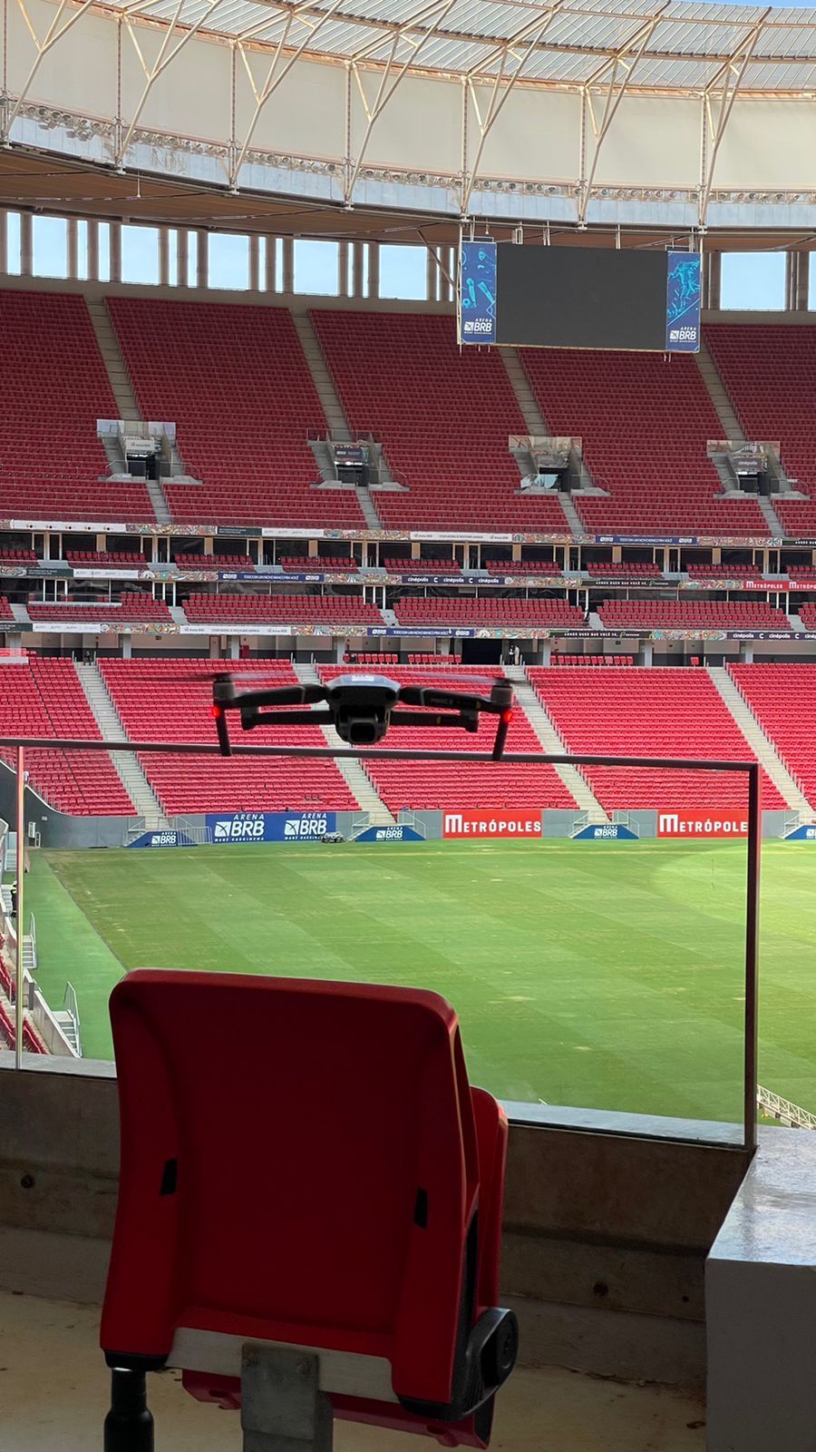 Demonstração de drones ocorreu na manhã desta quarta-feira (28); Polícia Federal usa equipamentos para fiscalização de possíveis infrações eleitorais 