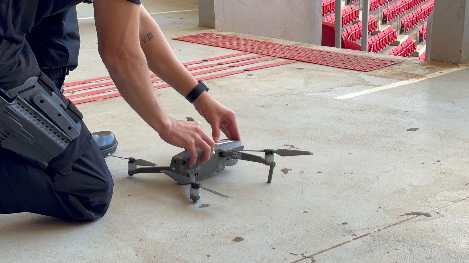 Demonstração de drones ocorreu na manhã desta quarta-feira (28); Polícia Federal usa equipamentos para fiscalização de possíveis infrações eleitorais 