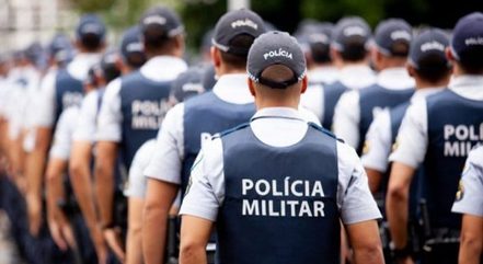 Policiais militares do Distrito Federal em atividade