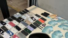 Polícia prende homens com mais de 50 iPhones e R$ 6 mil em dinheiro no centro de São Paulo
