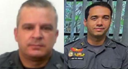 Vítimas foram identificadas como sargento Silva e capitão Josias