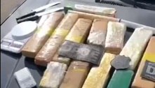 Vídeo: à procura de fugitivo, policiais acham 10 kg de maconha