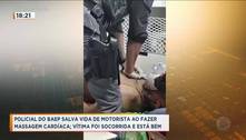 Policial faz massagem cardíaca e salva vida de homem que desmaiou ao volante em Ribeirão Preto