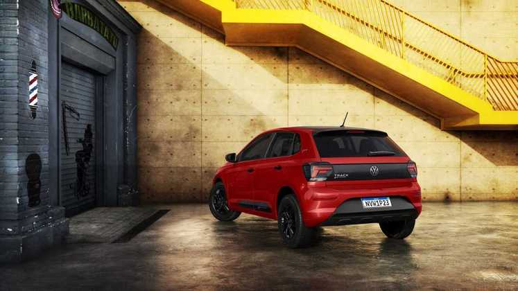 Modelo ganhou detalhes em preto e pintura na cor vermelha Sunset