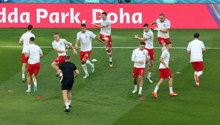 Já a Polônia, de Lewandowski, o melhor do mundo em 2021, vem de empate de 0 a 0 com o México