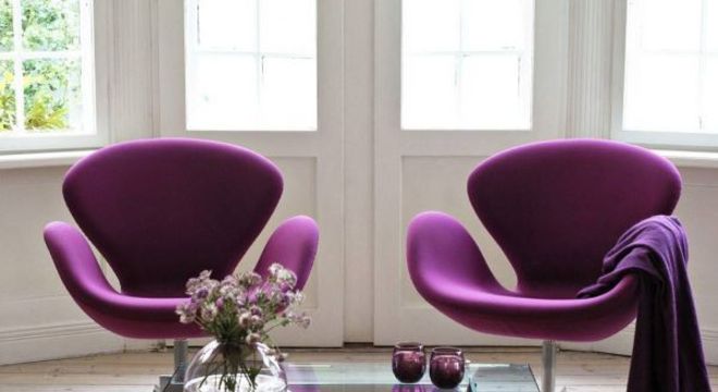 Poltrona Tulipa Roxa 