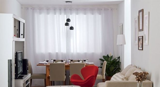 Poltrona vermelha tulipa 