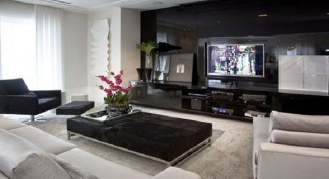 Poltronas para sala de tv com descanso para os pés