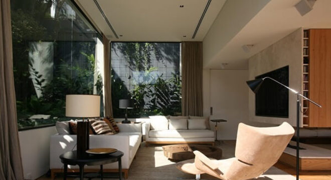 Poltronas para sala de tv com descanso para pés