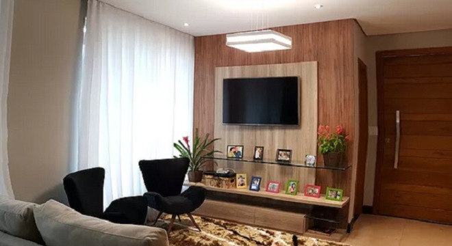 Poltronas para sala de tv em tom preto