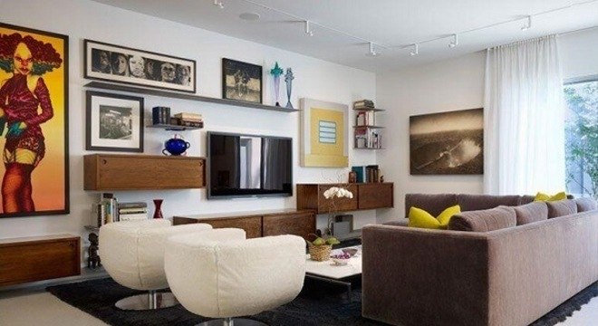 Poltronas para sala de tv giratórias e em formato arredondado