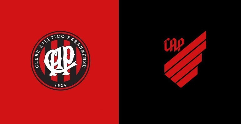Por anos, o Athletico-PR teve escudo e uniforme semelhantes aos do Flamengo. Em 2018, o Furacão passou por uma mudança radical na sua identidade visual. 