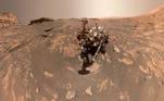 No dia 2 de fevereiro, o rover Curiosity, da Nasa, fez um registro único do pôr do sol de Marte. O dispositivo capturou a cena como parte da nova pesquisa de nuvens crepusculares, como são chamadas as formações noturnasVEJA TAMBÉM: Veja as fotos de Marte enviadas diretamente do espaço para a Terra